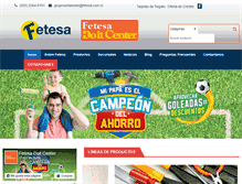 Tablet Screenshot of fetesa.com.ni